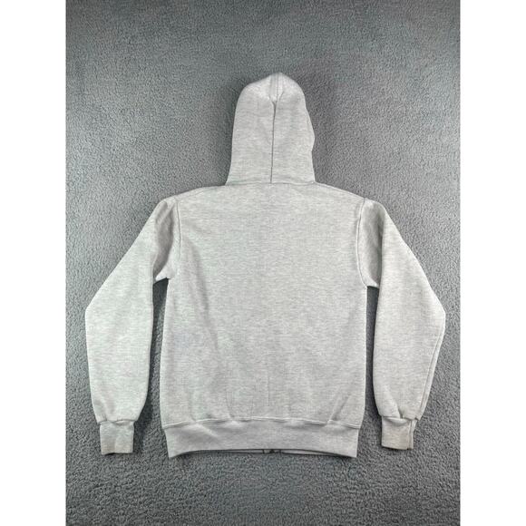 Disneyland Sweater Mens Large Gray Vintage Full Zip Made In USA Cotton Blend - Picture 7 of 12